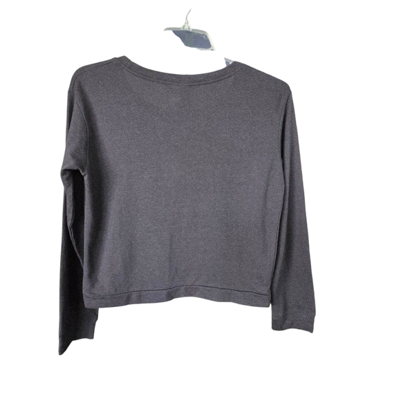 Bebe Dark Gray Logo Sweatshirt Sleepwear - Picture 2 of 3